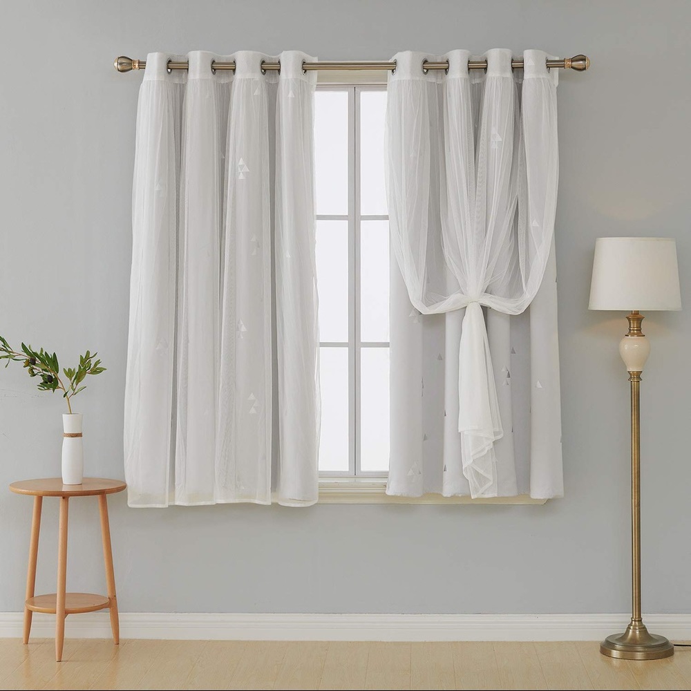Deconovo Mix and Match Curtain Set 2 Piece.